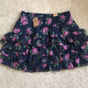 Floral hollister skirt